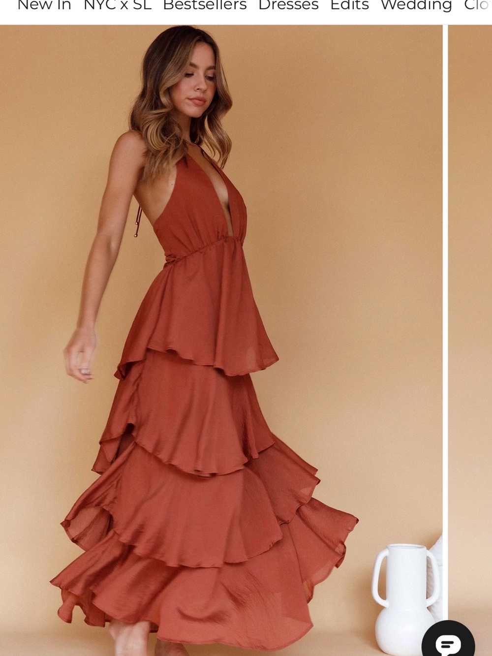 Catalina Tiered Ruffle Maxi Dress